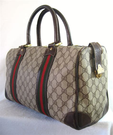 double bag gucci|Gucci duffle bag vintage.